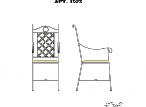 Кованые кресла - 1202